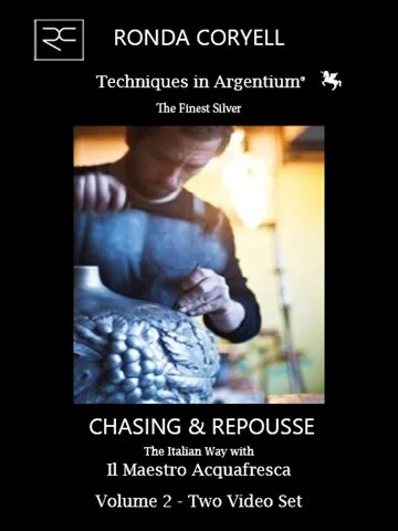 1.02 - Techniques in Argentium®, Vol 2: Chasing & Repousse - Two parts