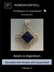1.09 - Techniques in Argentium®, Vol 9: Decorative Wire Pendant with Square Bezel
